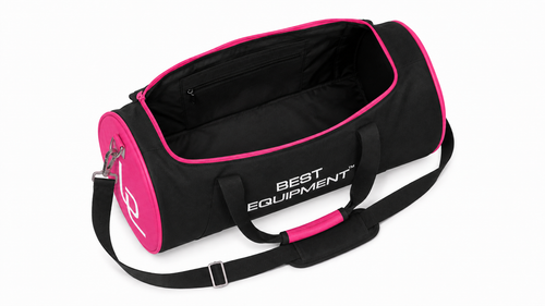 Best Equipment Gym Bag - Black and Vibrant Pink